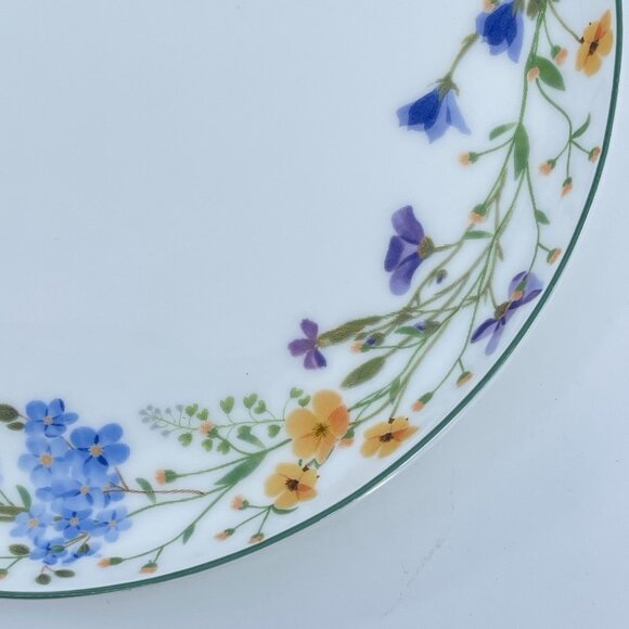 mikasa quinn house of turnowsky salad plates floral design 9 3/16" - Picture 6 of 8